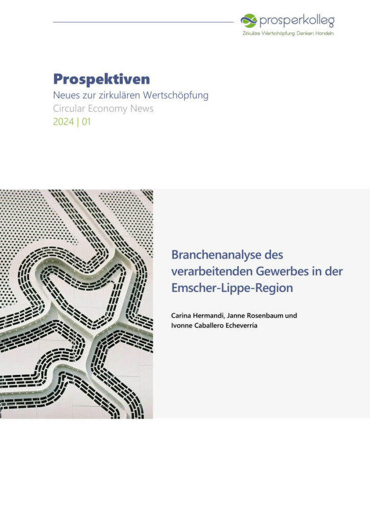 Titelblatt Prospektiven-Artikel Branchenanalyse Emscher-Lippe-Region