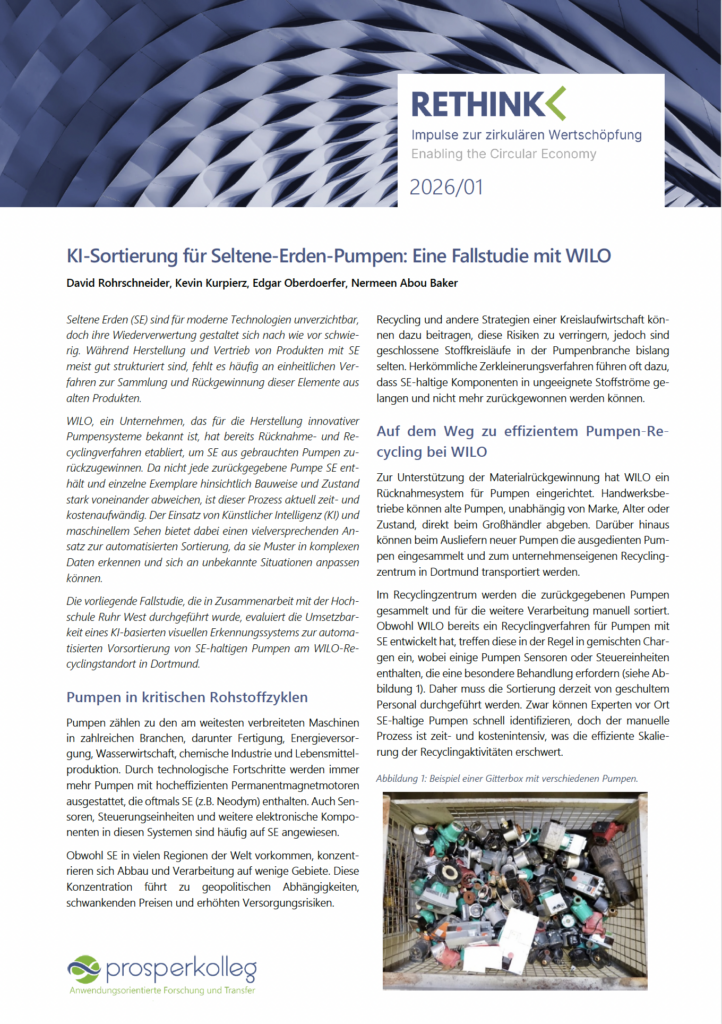 Zu sehen ist das Titelblatt des ReThink Papers 2026/01